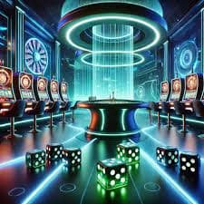 Live casino dealer table at taya333
